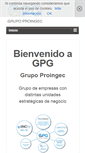 Mobile Screenshot of grupoproingec.com